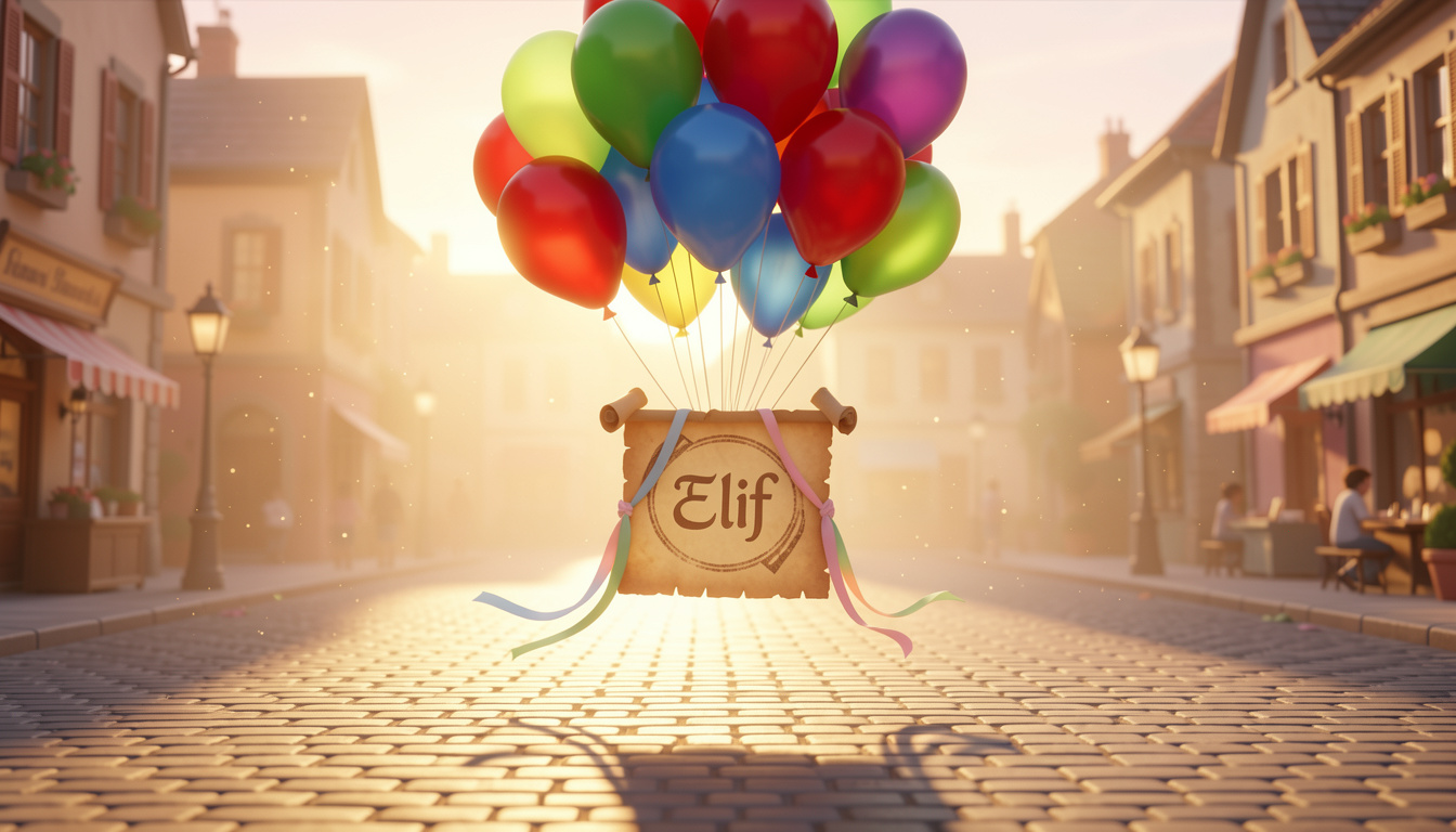 Elif İçin Renkli Balonların Peşinde Bir Masal