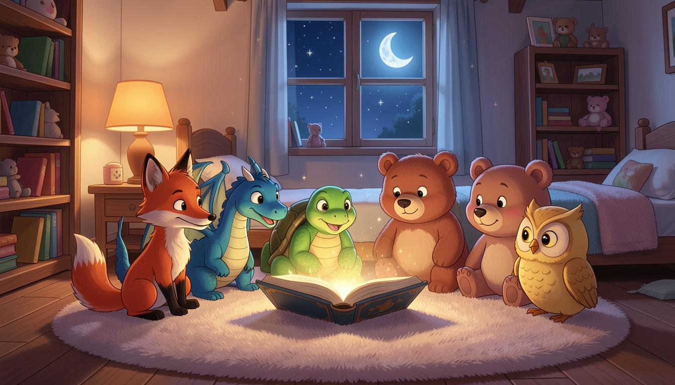 Renkli Karakterlerle Bedtime İçin Kısa Masal Önerileri